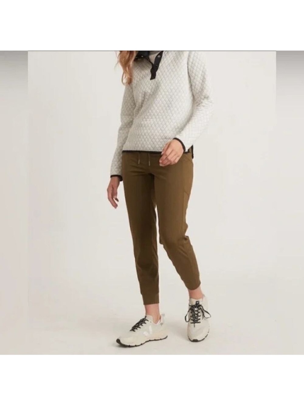 Marine Layer Slim Sport Jogger in Olive